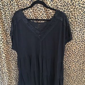 Torrid black lace tunic. 3X